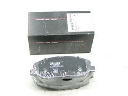 Колодки тормозные FR H.SANTA FE NEW,CM,DM,GENESIS,K.SORENTO XM с 09-14г.,S.Y.KORANDO C/ACTYON NEW с 11г. (E400148/58101-2BA00/58101-2BA10/58101-0WA00/48130-340A0)  MILES  , 156,8*60,7мм. - фото 34861