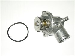 Термостат S.Y.MUSSO с 96-05г.,TAGER V2.3 бенз. (TI2187/1612033775)  MAHLE  87град, (с трубкой отвода охл.жидк.) с уплотнит.кольцом - фото 36932