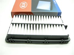 Фильтр воздушный H.SANTA FE с 19-20г.,SONATA,STARIA,TUCSON/iX35,K.K5 19-21г.,SORENTO,SPORTAGE с 21г. бенз.V2.0/1.6/3.5, диз.V2.2/2.0/1.6 ориг. (28113-N9000/28113-L1000) 43*162*280мм, с защелками - фото 40876