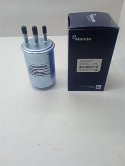 Фильтр топливный H.TERRACAN,K.BONGO III V2.9 дв.J3 (EFF00201T/31390-H1952/31395-H1950/31395-H1952/0K52A-23570A)  MANDO  без датчика воды, 3 трубки, резьба под датчик 8*1.25мм. - фото 42216