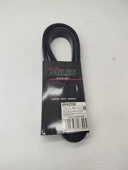 Ремень ручейковый 6 PK 2131/6PK2130 H.TUCSON/iX35 с 11-13г. V2.0/2.4,SONATA YF с 10г. V2.4,K.SPORTAGE SL с 13г. V2.0,OPTIMA V2.4 бенз. (6PK2130/25212-2G710)  MILES  с гидроус. руля - фото 43262