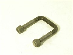 Стремянка рессорная FR, K.BONGO III 1/1.4т (0W023-34181B/54225-4E600) L120мм. с гайками (прямоугольная)