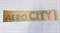Эмблема наклейка  AERO CITY  боковая - фото 40045